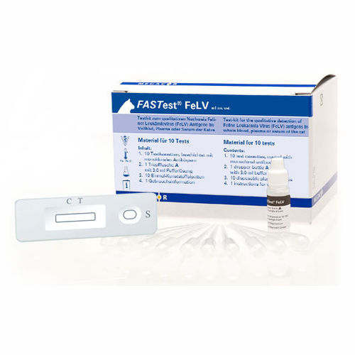 Leukemia rapid test - FASTest® FeLV - MEGACOR Diagnostik - for felines / for antigens / virus