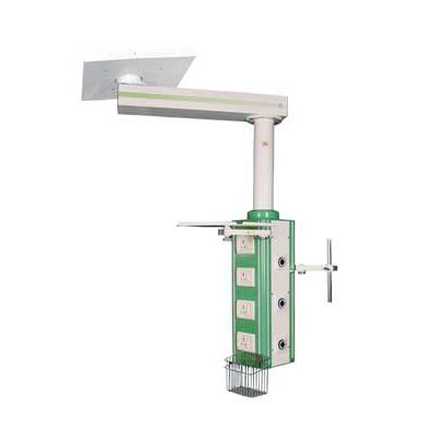 Ceiling-mounted medical pendant - Pratibha Medinox - anesthesia / intensive care / single-arm