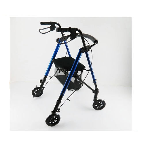 4-wheel rollator - DP-SC5001 - Guangdong Dongpin Beauty & Medical Technology - aluminium frame / with seat / folding