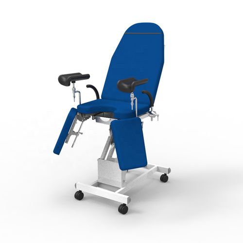 Gynecological examination table - DP-YF01 - Guangdong Dongpin Beauty & Medical Technology - electric / height-adjustable / with adjustable backrest