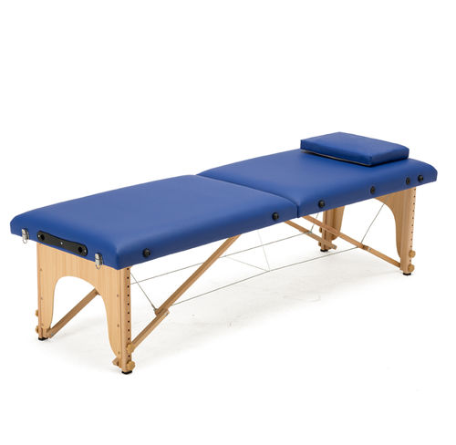 Mechanical massage table - DP-2523 - Guangdong Dongpin Beauty & Medical Technology - portable / with adjustable height backrest / 2-section