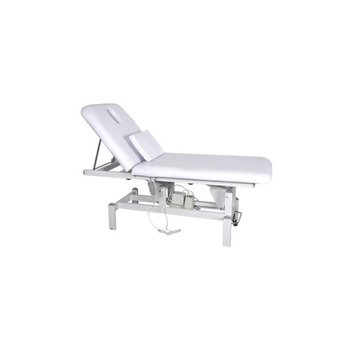 Electric chiropractic table - DP-8230 - Guangdong Dongpin Beauty & Medical Technology - on casters / with tilting backrest / 3-section