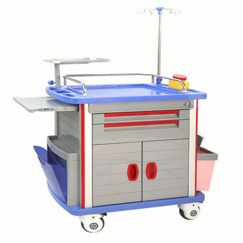 Hospital trolley - DP-HR-355 - Guangdong Dongpin Beauty & Medical Technology - emergency / for defibrillator / patient care
