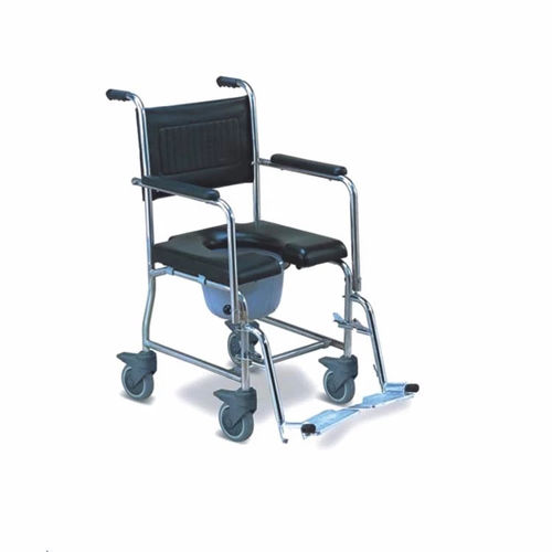 Manual wheelchair - DP-SC8015D - Guangdong Dongpin Beauty & Medical Technology - shower / folding / commode
