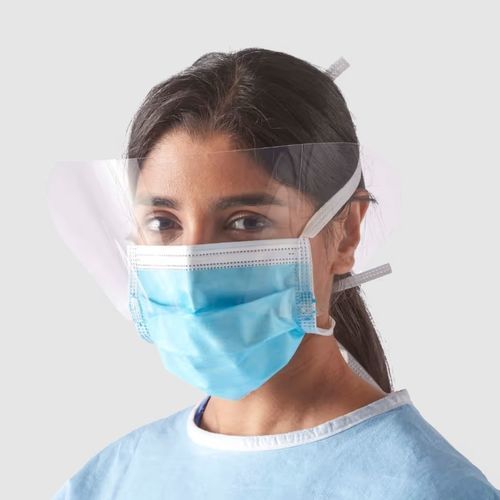 Type IIR surgical mask - SMV025 - Toffeln - EN14683 / latex-free / with visor
