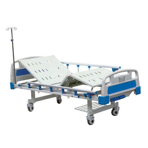 Hospital bed - HF-828A - Shanghai Huifeng Medical Instrument - manual / folding / on casters