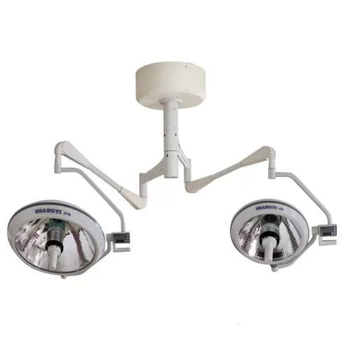 Ceiling-mounted surgical light - ZF700/500 - Shanghai Huifeng Medical Instrument - halogen / 2-arm / 110V / 60Hz