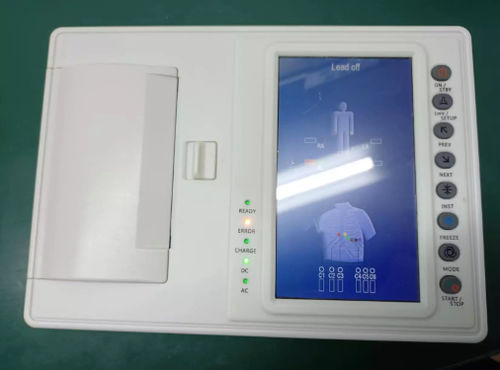 Resting electrocardiograph - HF-ECG1203D - Shanghai Huifeng Medical Instrument - 1-channel / digital / with touchscreen