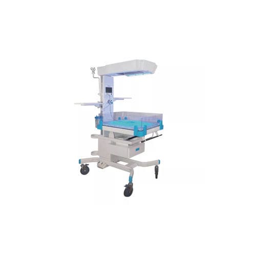 Infant incubator on casters - HFBRW-4000A - Shanghai Huifeng Medical Instrument - with 4 operating windows