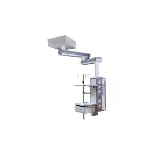 Ceiling-mounted medical pendant - HFP-SS90/160 - Shanghai Huifeng Medical Instrument - endoscopy / intensive care / with shelves