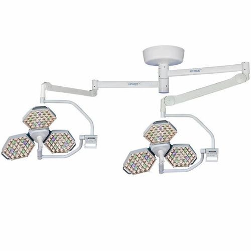Ceiling-mounted surgical light - SY02-LED3+3 - Shanghai Huifeng Medical Instrument - LED / 2-arm / 96