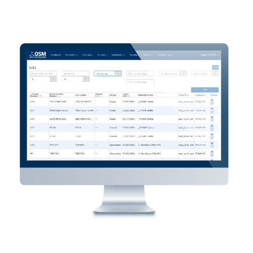 Data exchange software - OSM - Optel Vision - data management / tracking / for the pharmaceutical industry