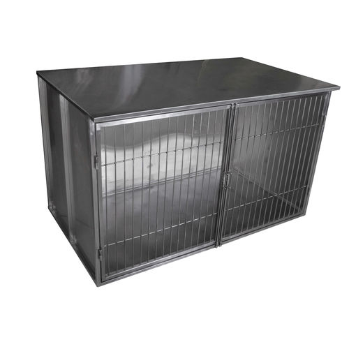 Dog veterinary cage - №80502 - Vetbot - modular / stainless steel