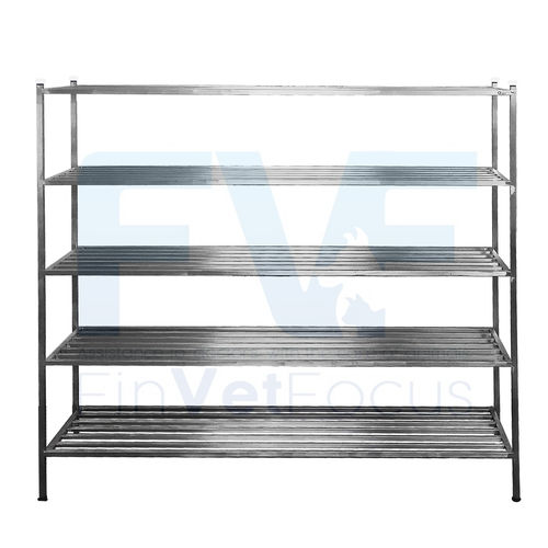 Animal cage rack - 1234.1 - Vetbot - storage / mobile / on casters