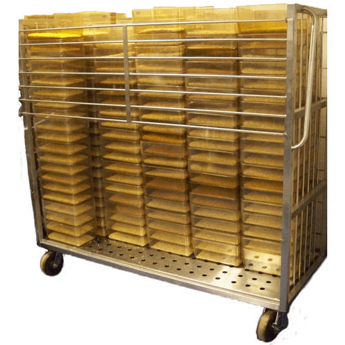 Animal cage rack 2011 Vetbot storage / mobile / on casters