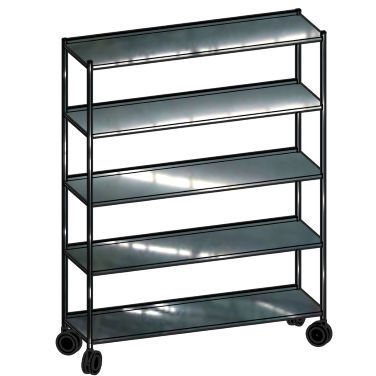 Animal cage rack - 1272 - Vetbot - storage / mobile / on casters