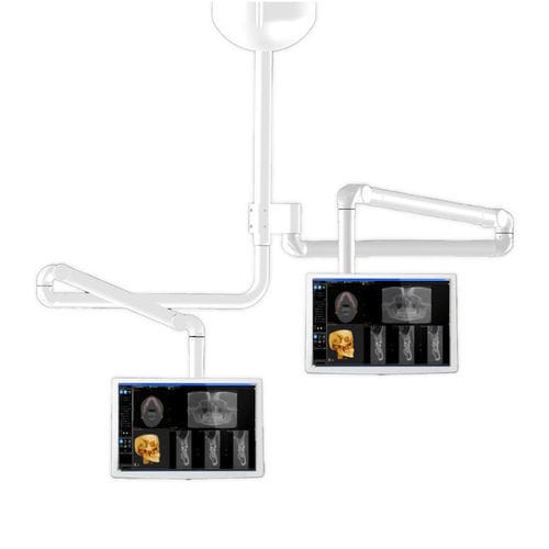Articulated support arm - BAMCP2A3F3PM3 - B&D - Bracci & Dispositivi - for monitors / dental / medical