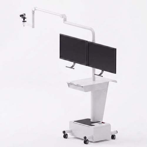 Medical trolley - Carrello XL - B&D - Bracci & Dispositivi - for operating rooms / for veterinary clinics / video camera