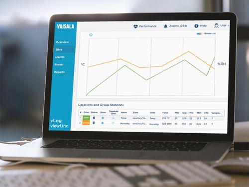 Control software - viewLinc - Vaisala - reporting / monitoring / recording