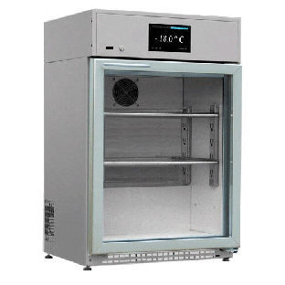 Laboratory freezer - M-VNV 140 IoTty - unifrigor - cabinet / 1-door / with glass door