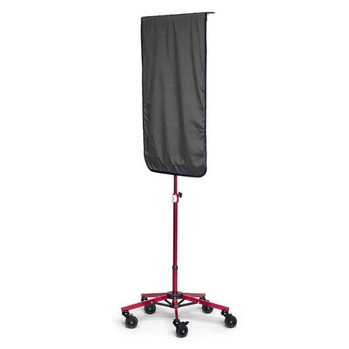 X-ray radiation shielding screen - MLS 10CBASE - Podoblock - mobile / 0.50 mm