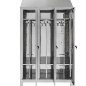 Locker room cabinet - UNIBLOC/3  - CIROLDI SPA - with shelf / with door / with clothes rack