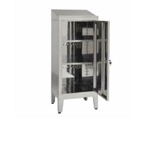 Cabinet with shelf - CIROLDI SPA - with door / stainless steel / 1-door
