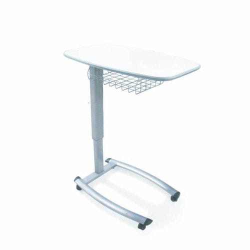 Hydraulic overbed table - OBT-4  - IntraSpace - on casters / height-adjustable