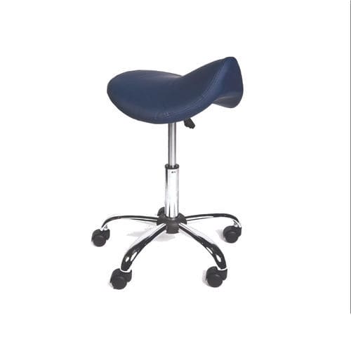 Healthcare facility stool - IMSSBL - IntraSpace - height-adjustable / on casters / saddle seat