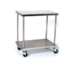Instrument trolley - YIBTECH ALM 01 - Yiber Elektronik - transport / stainless steel / 2-shelf