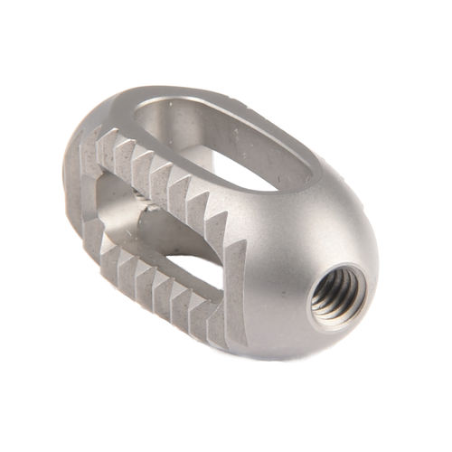 Lumbar interbody fusion cage - CAP Lumbar PLIF TA6V - H.P.I. Medical - posterior