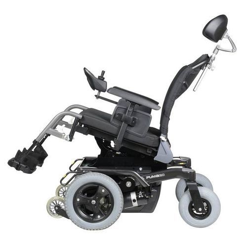 Electric wheelchair - Puma Lite - Galkal - outdoor / indoor / folding