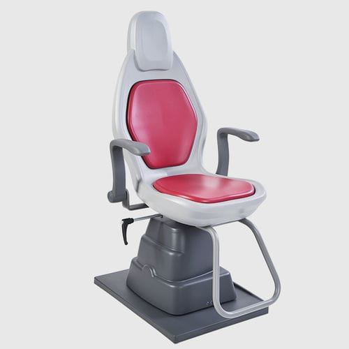 Ophthalmic examination chair - ROOKIE - Meccanottica Mazza - electric / height-adjustable / with legrest