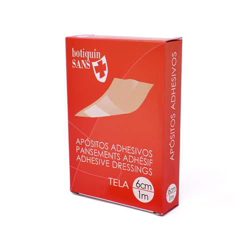 Viscose wound dressing - 611 - botiquin sans - non-woven / hypoallergenic / transparent