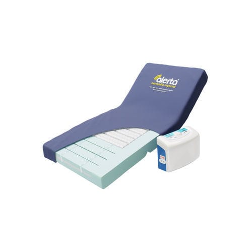 Hospital bed mattress - Sensaflo - Alerta Medical - evacuation / alternating pressure / gel