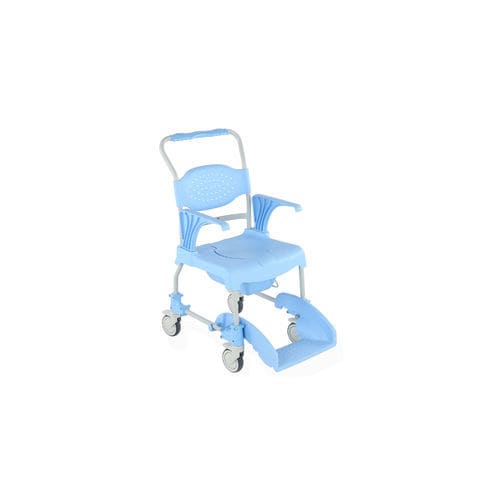 Adult commode chair - ALT-SC150  - Alerta Medical - with armrests / with bucket / on casters