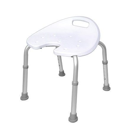 Shower chair without backrest - BA-04 series - Sunjoy Enterprises - height-adjustable