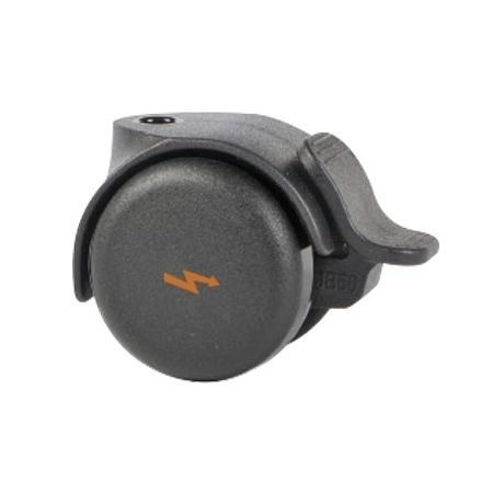 Medical device caster - ESD EJ seriers - Sunjoy Enterprises - with brake / polyurethane