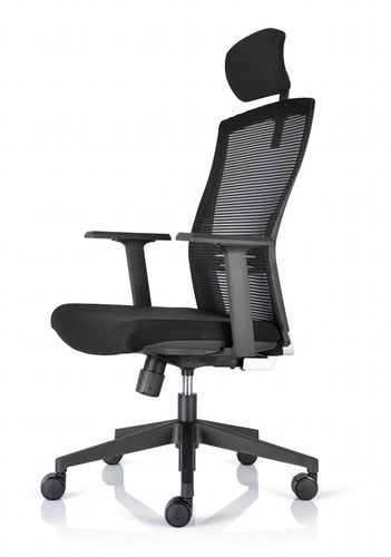 Office chair with armrests - SPIO-10H - Sunjoy Enterprises - on casters / with high backrest / height-adjustable