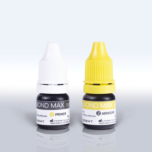 Dental restoration adhesive - HEALBOND MAX BIO+ - ELSODENT - for ceramics / for metal / photopolymerizable