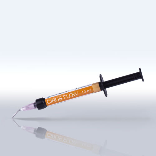 Flowable composite dental material CIRUS FLOW ELSODENT hybrid
