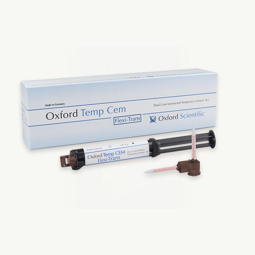 Dental bridge cement TEMP CEM FLEXITRANS First Scientific Dental