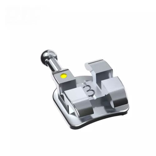 Metal orthodontic bracket - Zeal Series+ - Hangzhou DTC Medical Apparatus - twin / mini / rectangular