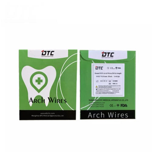 Round orthodontic wire - 5M - Hangzhou DTC Medical Apparatus - stainless steel / NiTi