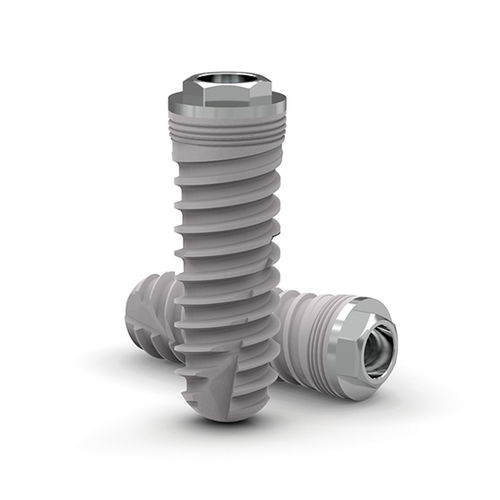 Titanium dental implant - ZM4® - Ziacom Medical - external hexagon / straight / self-tapping