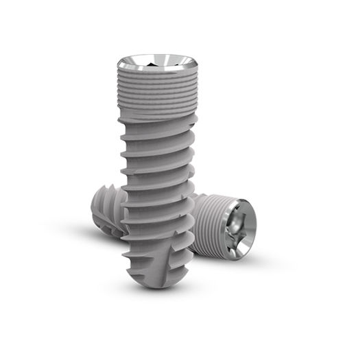 Titanium dental implant - Zinic® - Ziacom Medical - internal hexagon / straight / cortical