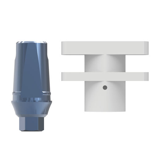 Titanium implant abutment - Ziacom Medical - plastic / internal / external