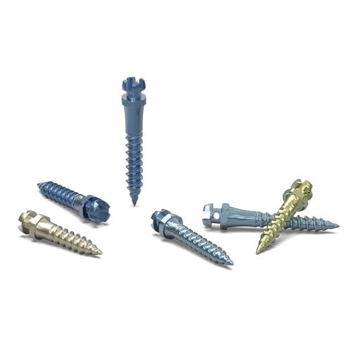 Conical dental implant - DSQ® CR - Ziacom Medical - titanium / straight / spiral