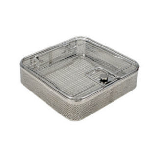 Instrument sterilization basket - 13-1043 P - Thempson - perforated / stainless steel / wire