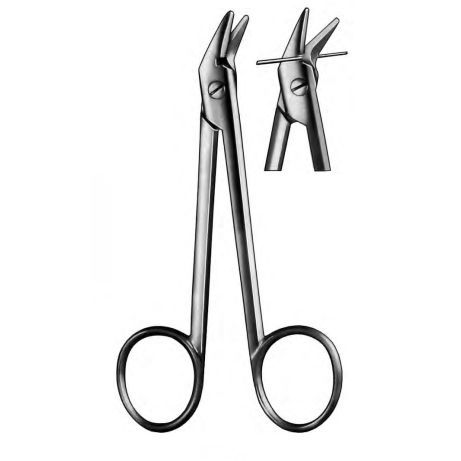 Ligature scissors - 55-11-12 - Thempson - for humans / curved